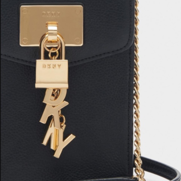 DKNY Elissa Charm Chain Strap Crossbody Purse - Picture 4 of 7